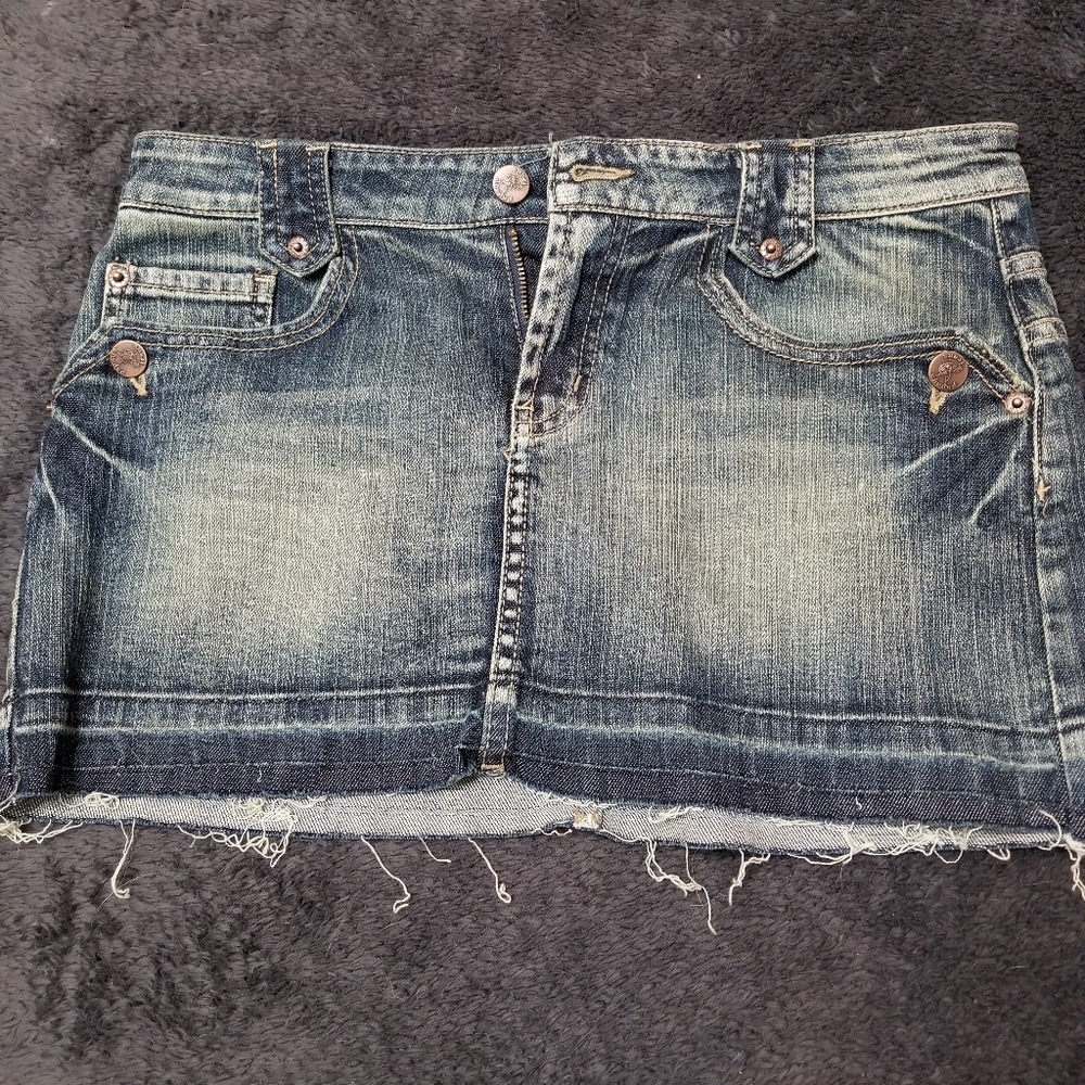 Mini Denim Skirt
